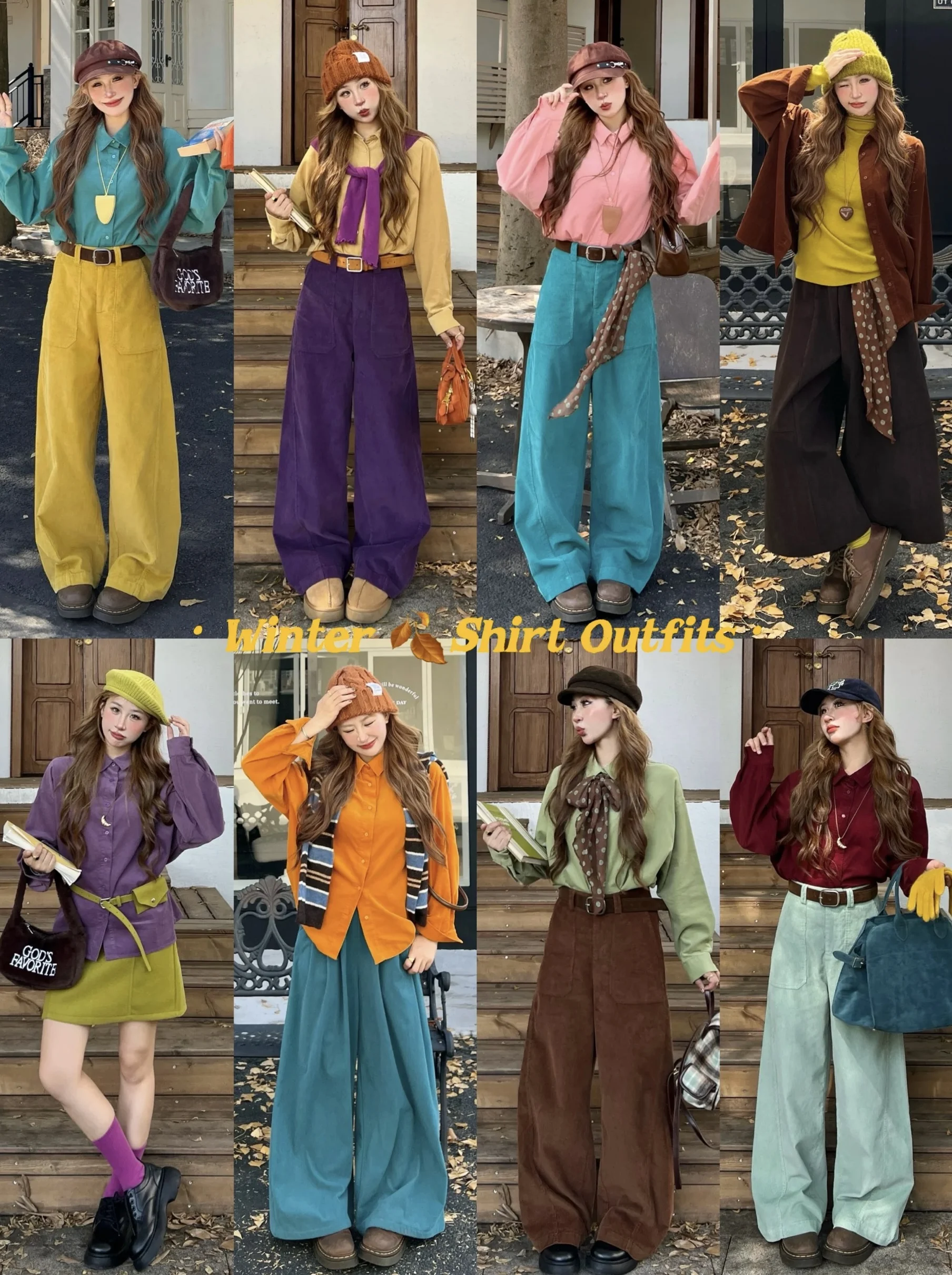 

Повседневная вельветовая рубашка NiiDaily с длинным рукавом для женщин, 9 цветов, простая, универсальная, хлопковая, на пуговицах, для повседневной носки