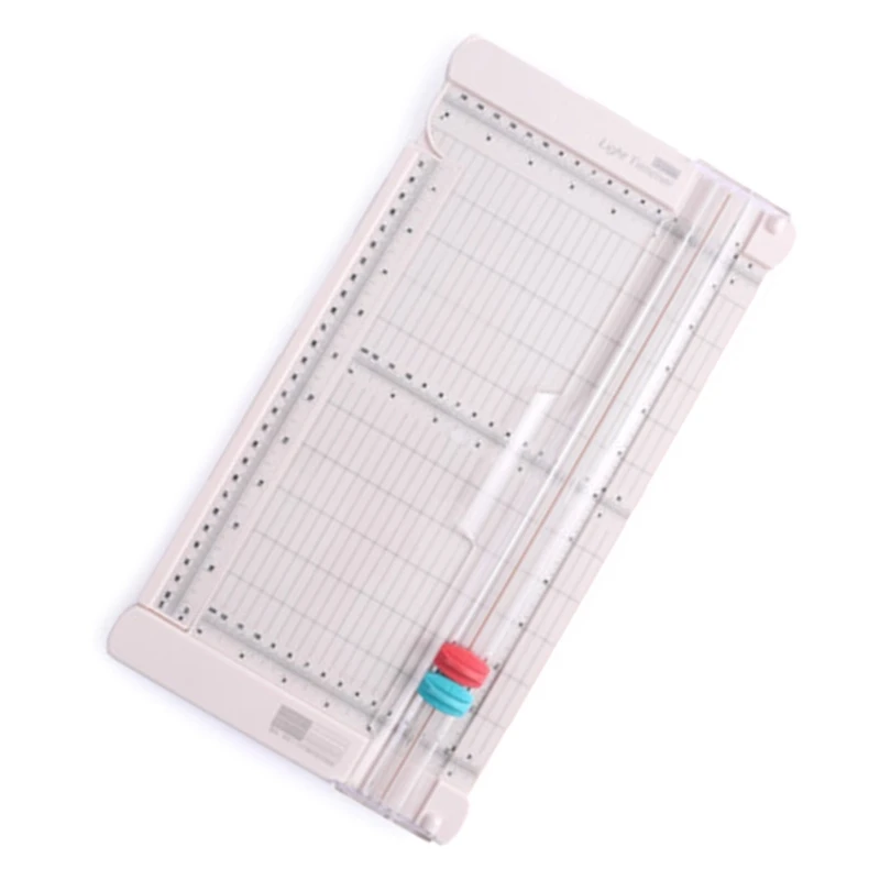 QX2B Papiersnijder Papiertrimmer Scrapbooking Tool Papiersnijder met opvouwbare zijliniaal voor papierfoto's Label Cardstock