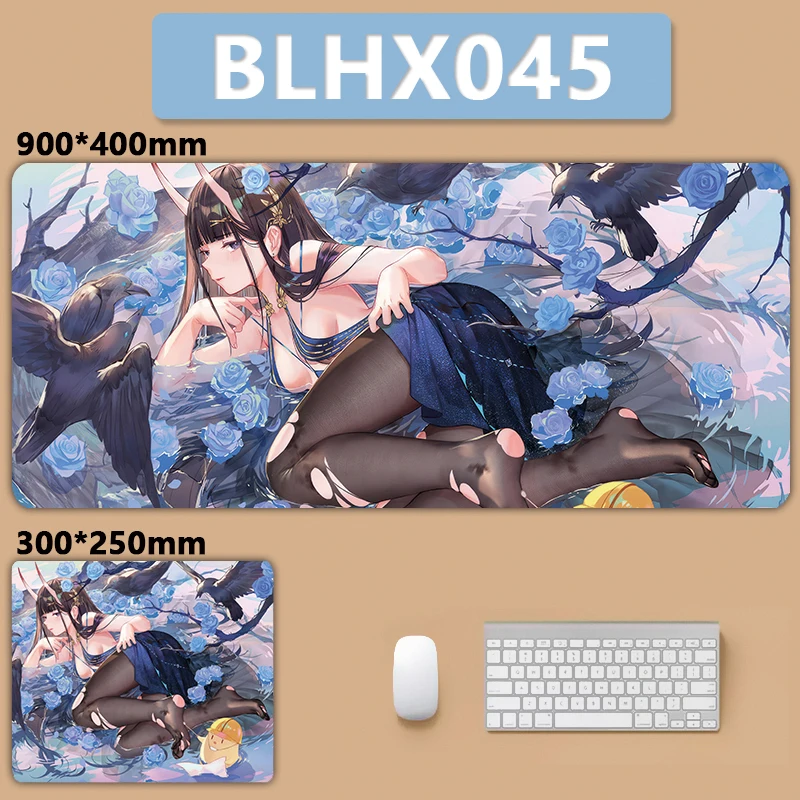 Azur Lane Noshiro XXL Large Mouse Pad Computer Laptop Non-slip Office Keyboard Mats Desk Mat Mousepad