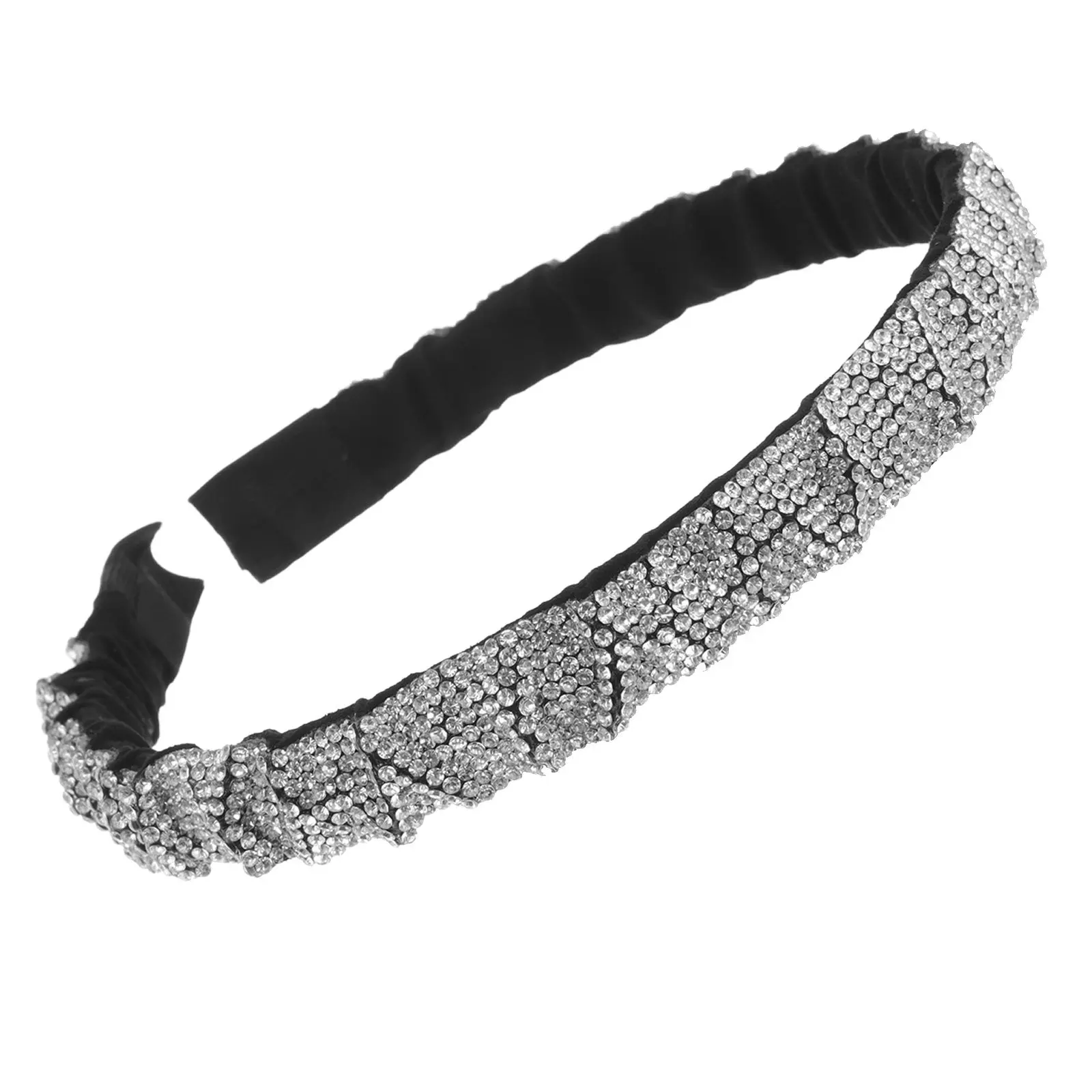 1Pcs Rhinestone Hairband Women Sparkling Shiny Headband Fashionable Chic Hair Accessory for Wedding Party Banquet Event Hair
