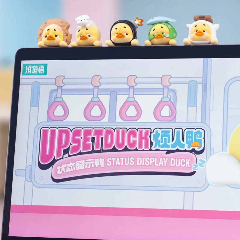 

Предпродажа, 120 дней, UPSETDUCR STATUS DISPLAY DUCK Series, слепая коробка, загадочная коробка, милые экшн-фигурки аниме, куклы, кавайные игрушки, подарок