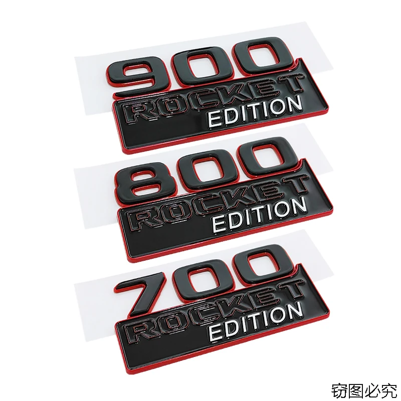 700 800 900 ROCKET EDITION Boot Label for Mercedes Benz G-Class Refit Brabus ROCKET Version Rear Trunk Car Stickers Accessories