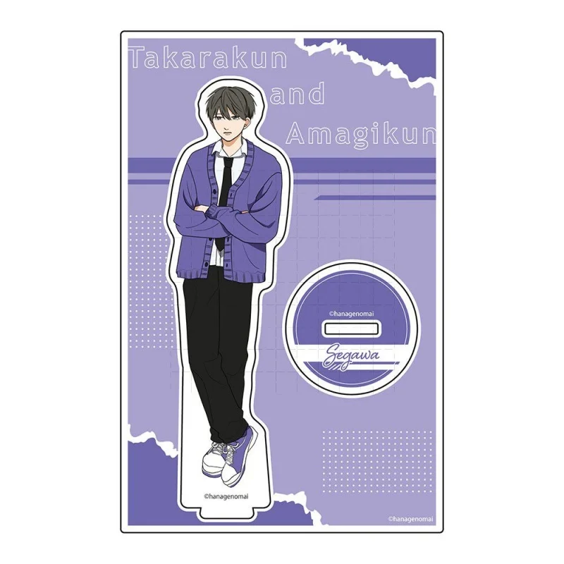 Takara-kun & Amagi-kun BL Anime Acrylic Stand Model Figure Cosplay Plate Holder Topper Fans Christmas Desk Decor Plate Gifts