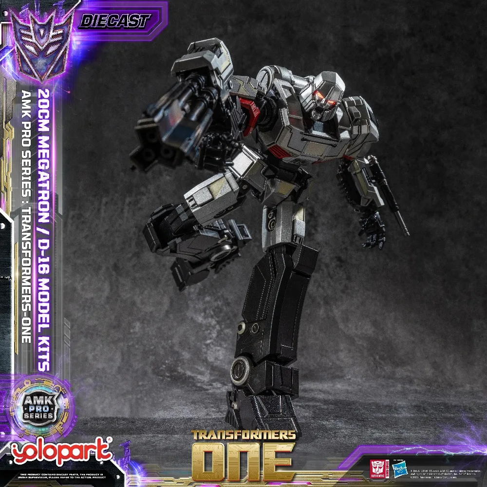 YOLOPARK transformateurs un Optimus Prime Megatron figurine 20 cm le dernier chevalier AMK PRO série Joint mobile Collection jouets