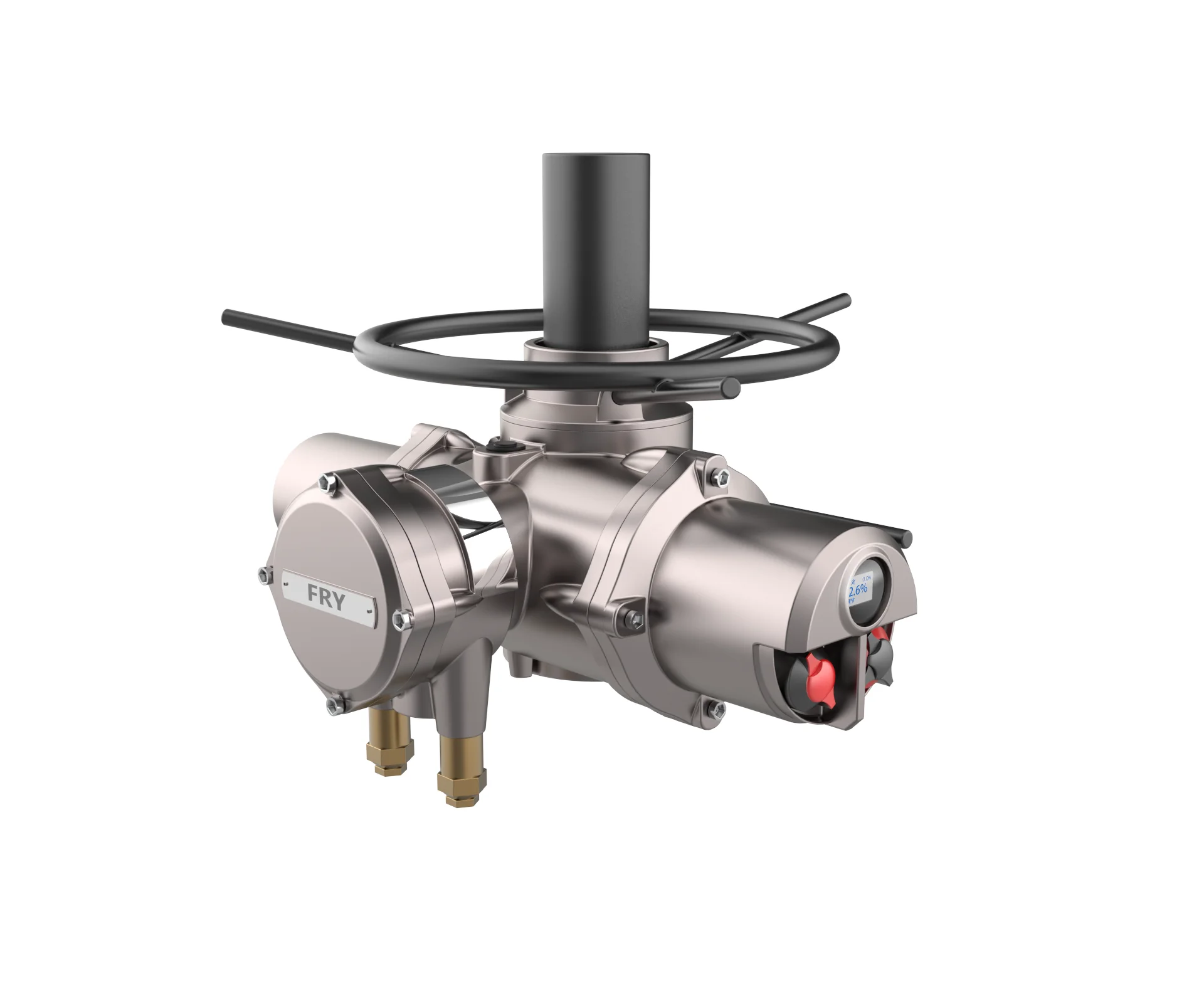 Manufacturer Intelligent Multi Turn Electric Actuator with Modbus Profibus Hart IP68 220V 380V 50Hz in Oil
