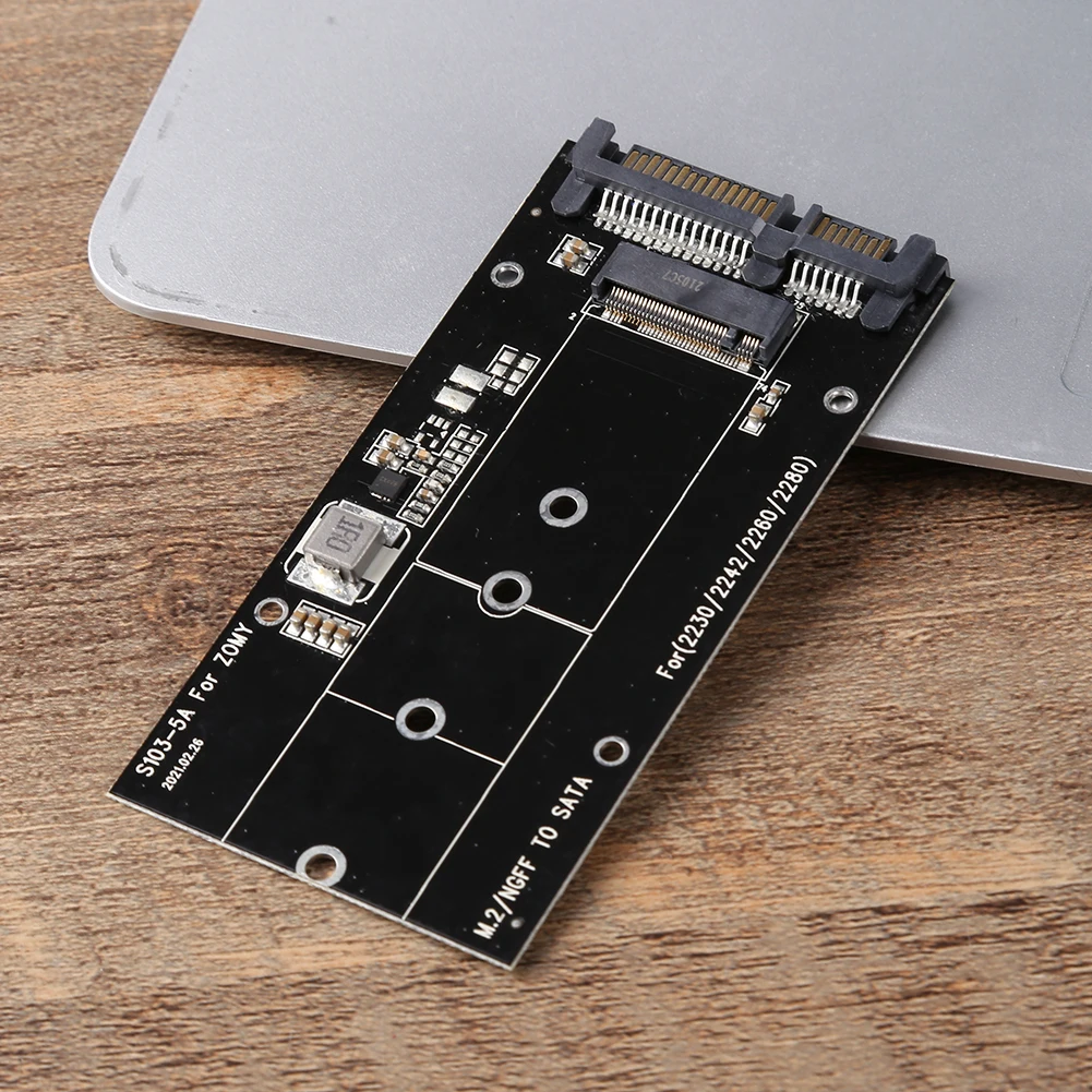B Key M.2 SSD auf 2,5 Zoll SATA Konverter-Adapterkarte 2230-2280
