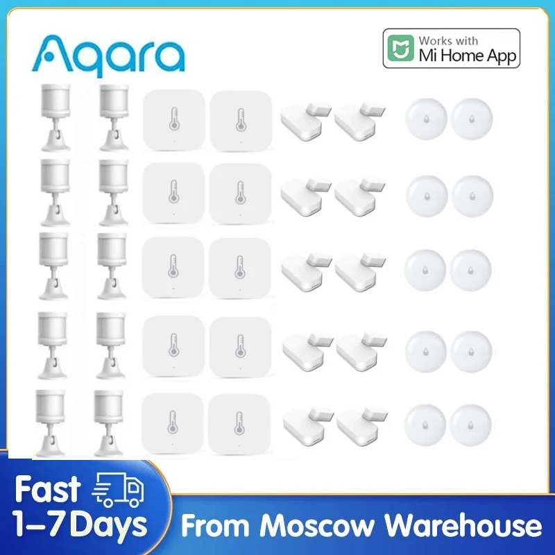 

Aqara Door Temperature Humidity Human Body Motion Water Immersing ZigBee Sensors Smart Home For Mi home HomeKit APP