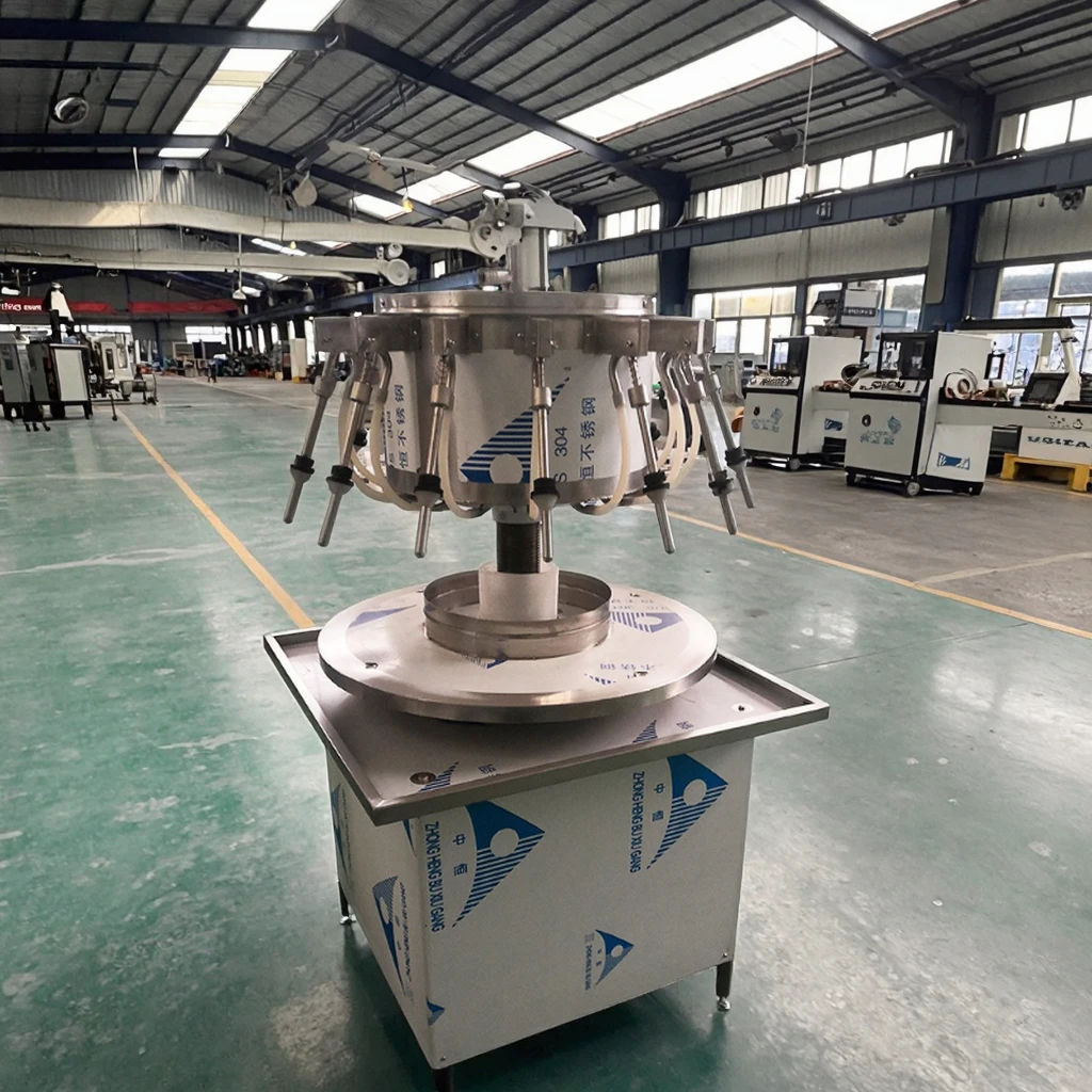 

14-Head Siphon Type Negative Pressure Wine Filling Machine for Beverage Beer Soy Sauce Vinegar Seasoning Bottles