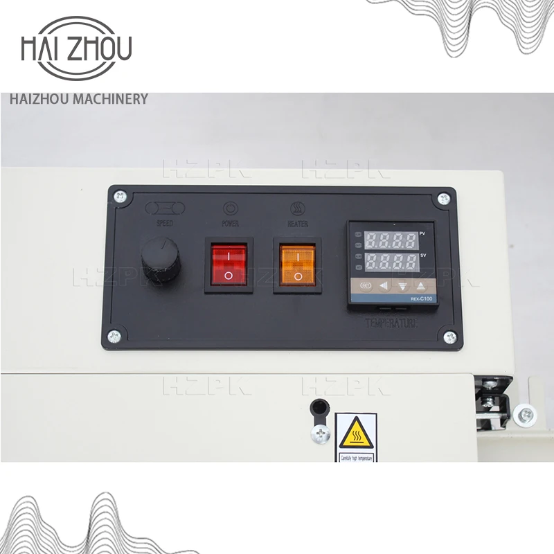 HAIZHOU MINI Sealer Continuous Band Sealing Machine For Plastic Bag and Date Impress Coding Tabletop Small Size FR-400