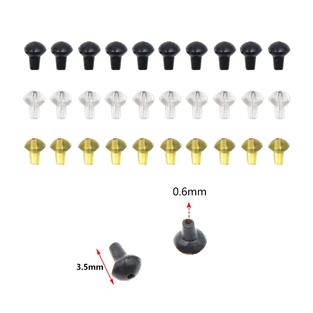 70 قطعة اكسسوارات صيد سمك الشبوط الصيد هوك وقف حبة الطعم Boilie مسامير سدادة ل روني تلاعب طريقة المغذية محطة معالجة