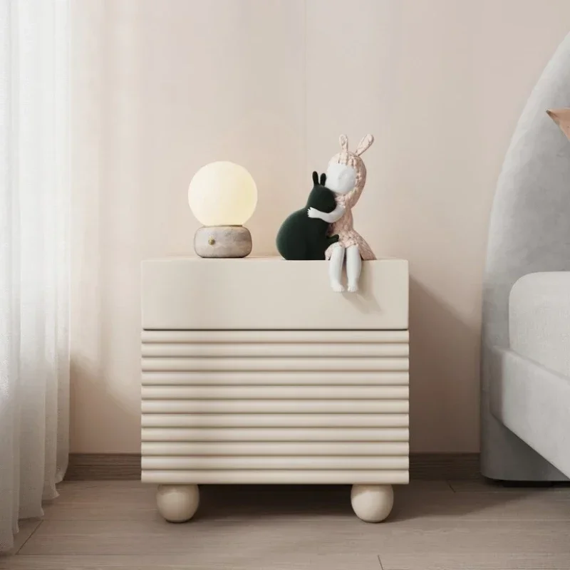 

Aesthetic Organizador Nightstand Table Cute Modern Mobile Nordic Bedsides Table Narrow Kawaii Szafka Nocna Bedrooms Furniture