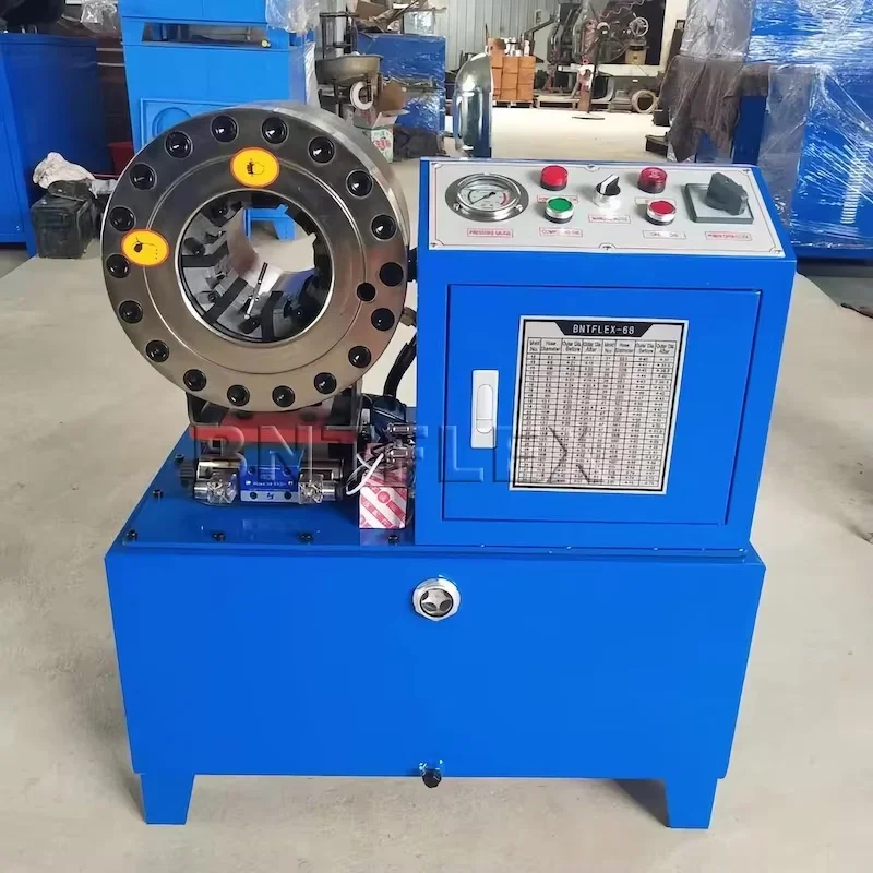 High-Pressure Hydraulic Hose Crimping Machine Cable Press Rubber Making Machinery BNT68 Wire Rope Tube Swaging Competitive Price