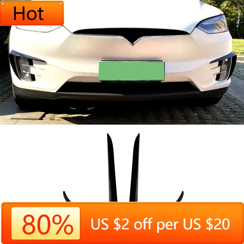 

Гоночные грили для Tesla Model X 2015 2016 2017 2018 2029 2020, передний бампер, разделитель, противотуманная фара, гриль, спойлер, крышка, вентиляционное отверстие, ветер K