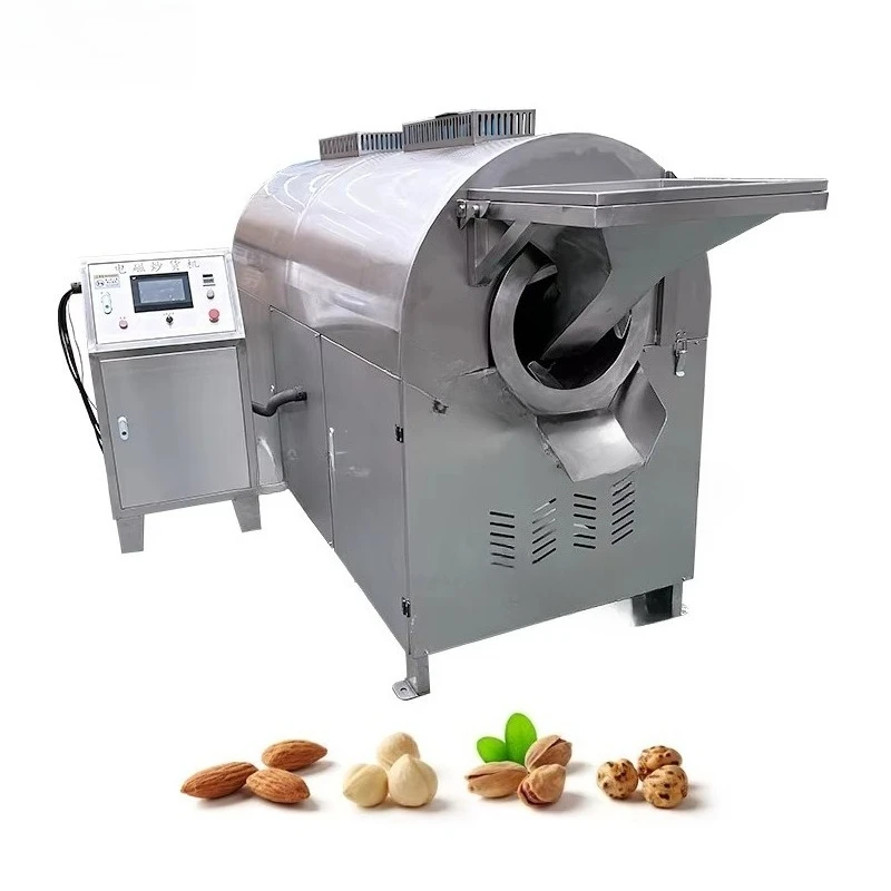 Customize High Efficiency Cashew Nut Shelling Machine Peanut Roasting Coffee Bean Cocoa Bean Industrial Gas Electric Hot Air