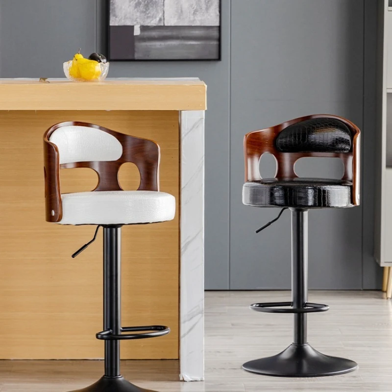 

Bar Chair Household Lifting Chair Bar Front Desk Bar Stool Backrest Swivel Chair