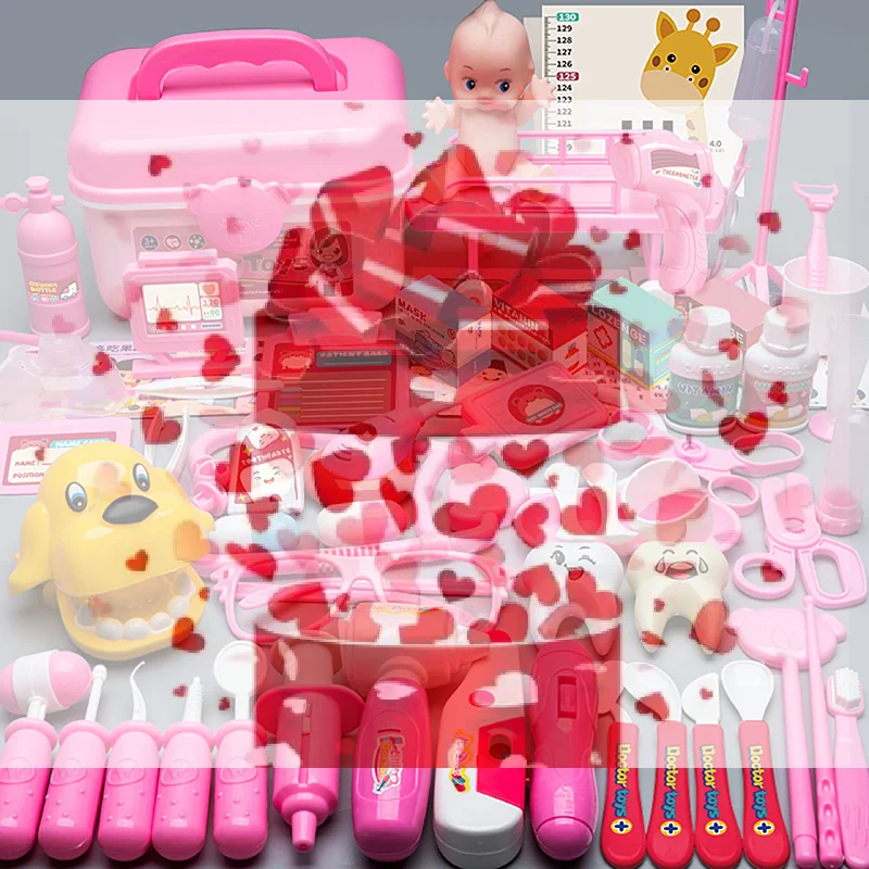 

Игровой набор «Доктор» для детей: симулятор медсестры, аксессуары врача, игрушки для домашних игр, подарок для мальчиков и девочек