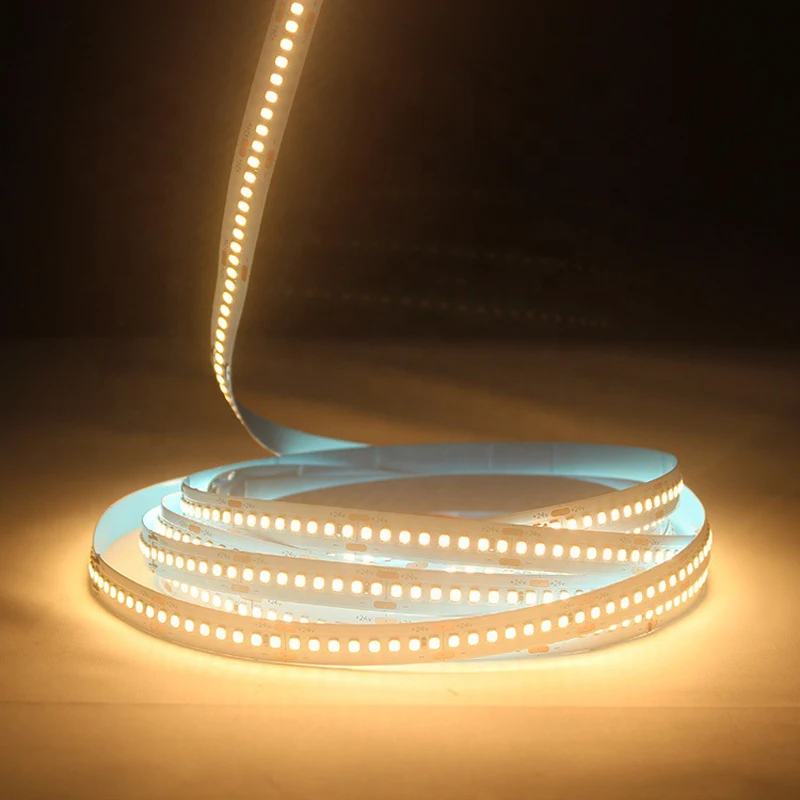 Super Bright LED Tape Lights DC 12V SMD 2835 240LED/m 5M Flexible Rope Ribbon LED Strip for Living Room Bedroom Home Decoration