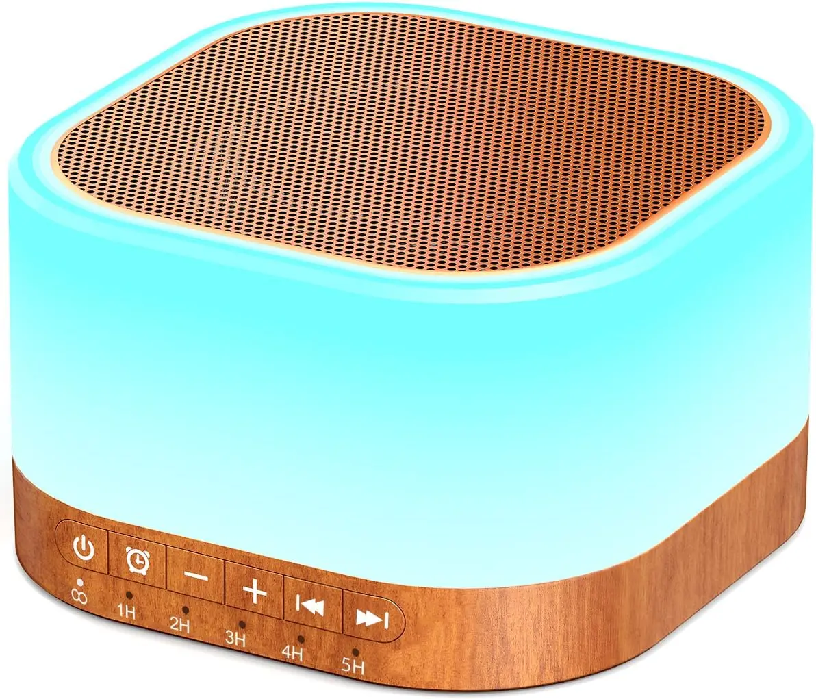 

Sound Machine with 25 Soothing Sounds, 12 Colors Light, 10 Brightness Levels, 32 Volumes, 5 Timers, Portable Sleep Machine for Adults Kids Baby
