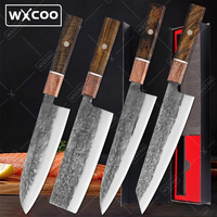 WXCOO Japanese Kiritsuke Chef Knife Stainless Steel Sharp Meat Vegetable Cleaver Butcher Handmade Professional Kitchen Knives