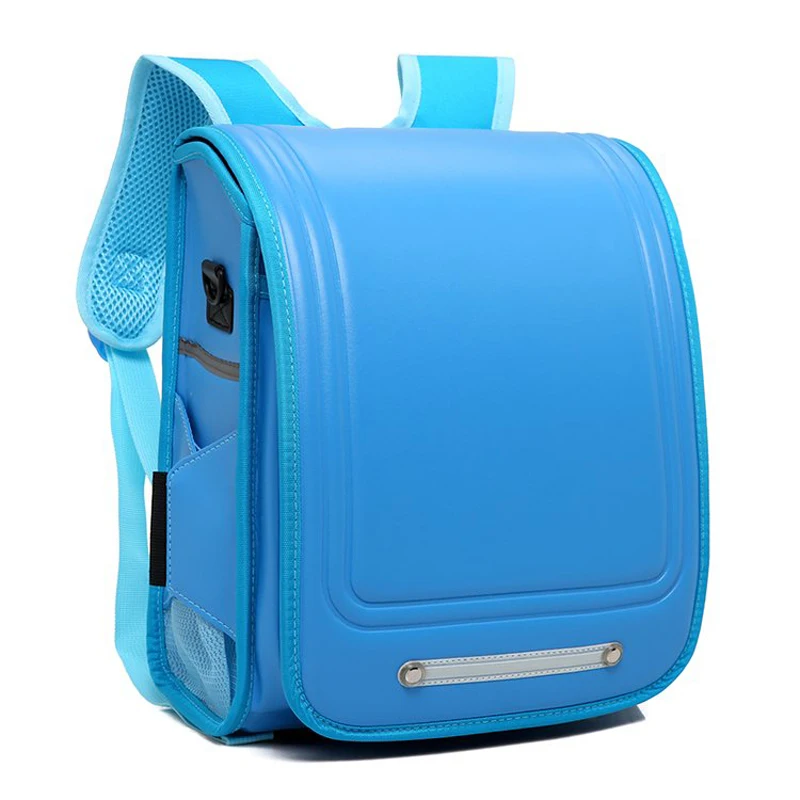 2026 New Randoseru Backpack for Girls Japanese Boys PU Leather School Bookbag Sac Spine Protection Reduce Burden Grades 1-6