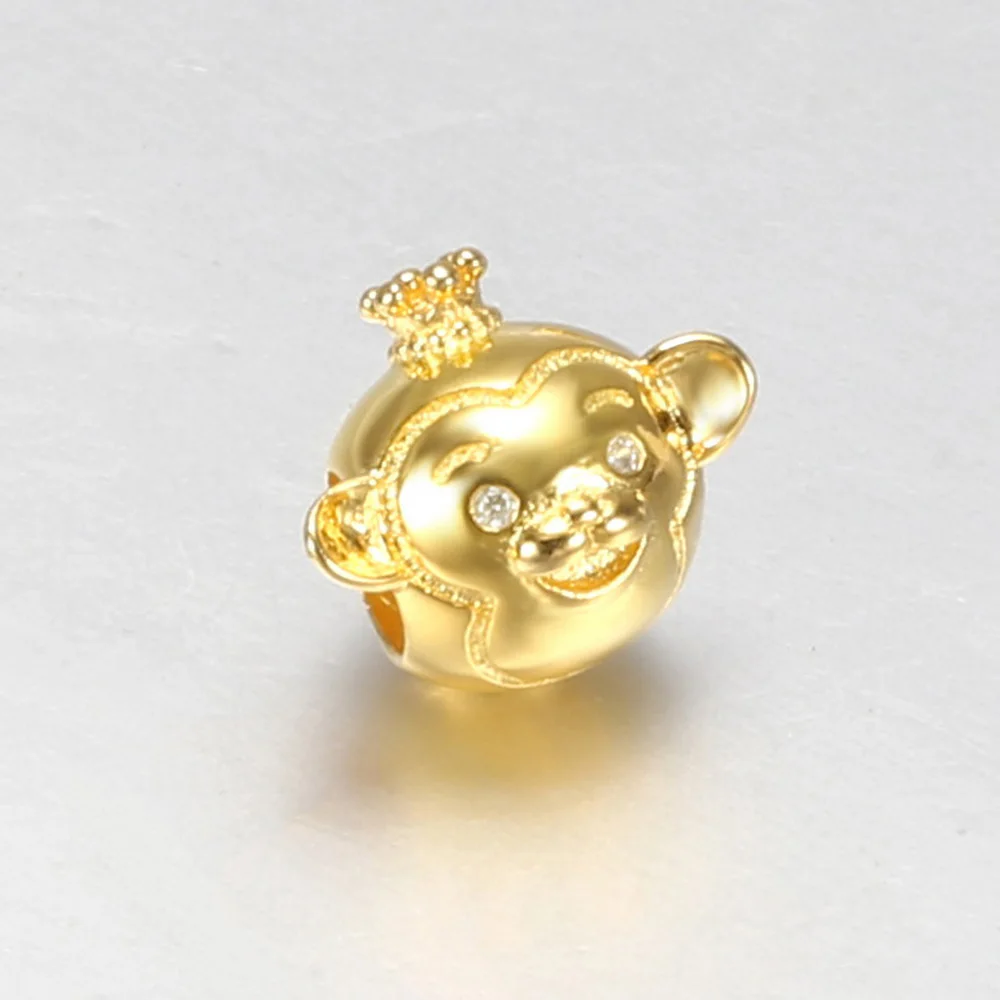 925 Sterling Silver Bead 12 Chinese Zodiac Shining Dog Pig Rat Goat Ox Charm Fit Fashion Women Bracelet Bangle Gift DIY Jewelry