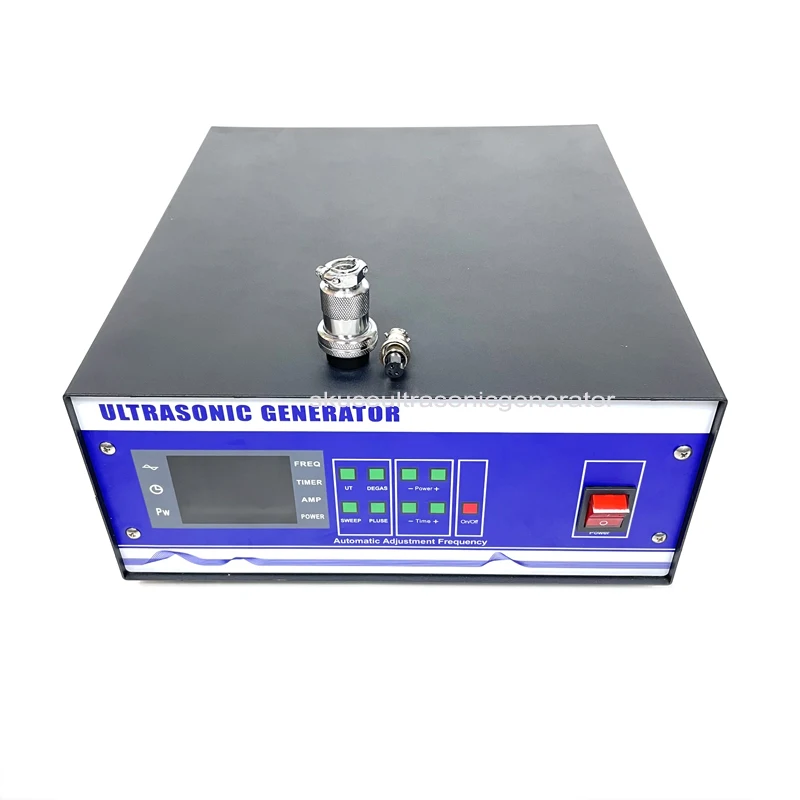 Digital Ultrasonic Cleaning Machine Generator 1500w 17Khz To 40Khz Optional