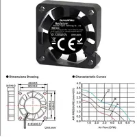 40mmx40mmx10mm 50mmx50mmx10mm 60mmx60mmx10mm 5V 2Pin DC Cooling Silent Fan CPU Coolers 2