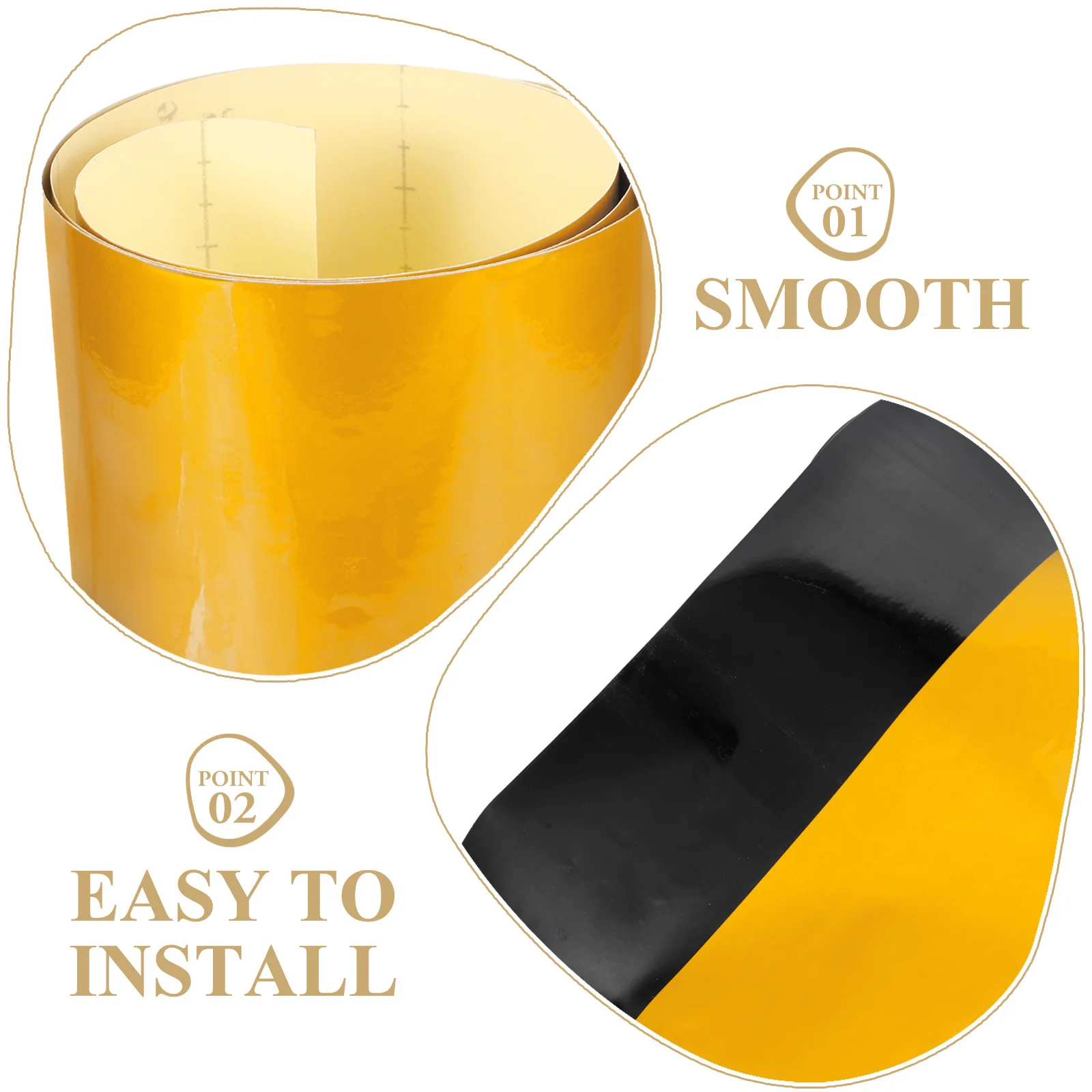 

Reflective Film Tape Safety Tapes Adhesive Strip Beware Plastic Outdoor Protective Stickers Caution Barricade Strips