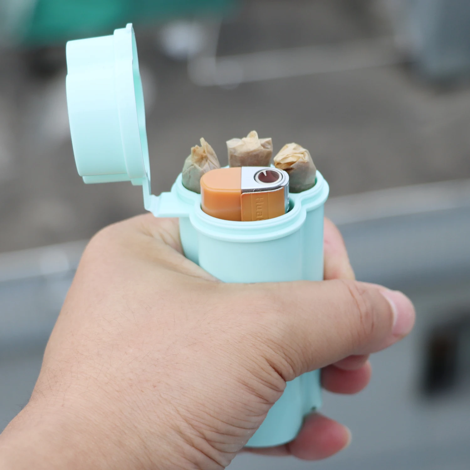 ดีไซน์ลายอุ้งเท้าแมว พร้อมฟังก - Lighter Windproof บทวิจารณ์และราคา
