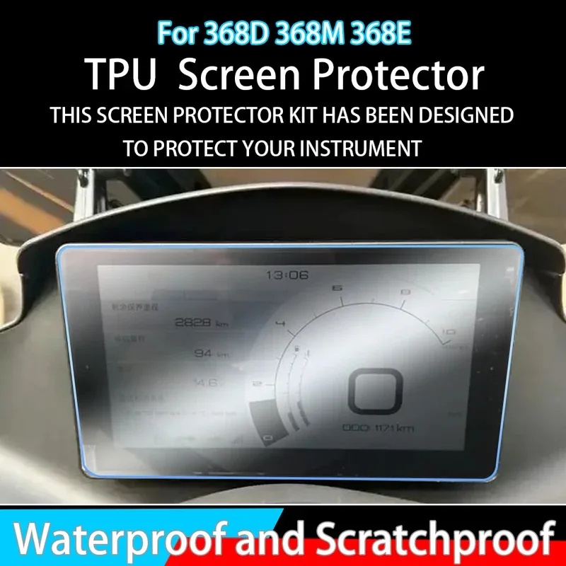 Motorcycle Dashboard Anti-Scratch Film For ZONTES 368D 368M 368E Screen Protector Sticker Accessories