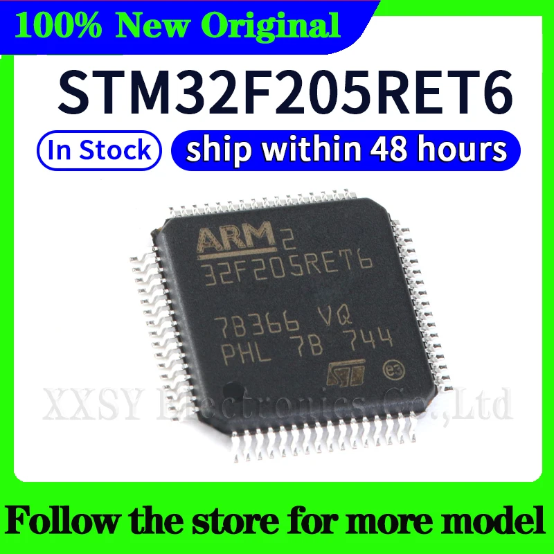 STM32F205RBT6 STM32F205RGT6 STM32F205RFT6 STM32F205RET6 STM32F205RCT6 STM32F205VBT6 STM32F205VFT6 고품질 신규