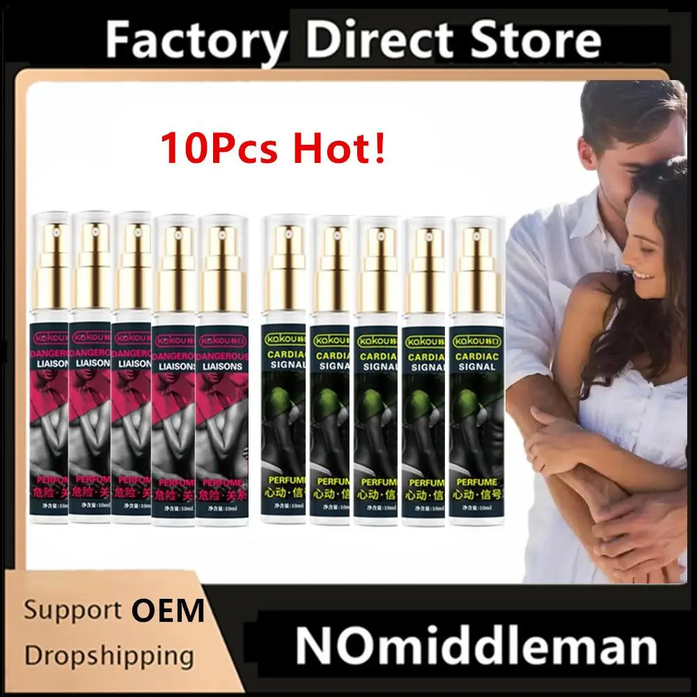 10Pcs Strong Pheromone For Man To Attract Women Perfume Body Essential Sexually Stimulating Oil Long Lasting Sexy Perfume