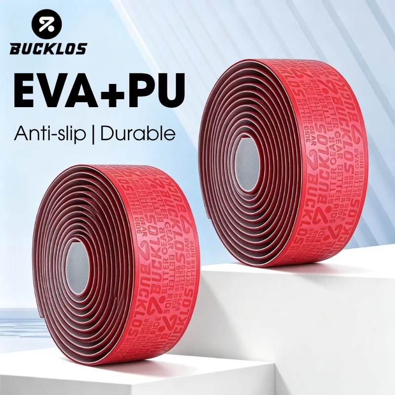 BUCKLOS Bicycle Handlebar Tape Non-Slip Drop Bar Tape Resistant Cycling Wrap Trap Road Bike Handlebar Tape Bicycle Accessories