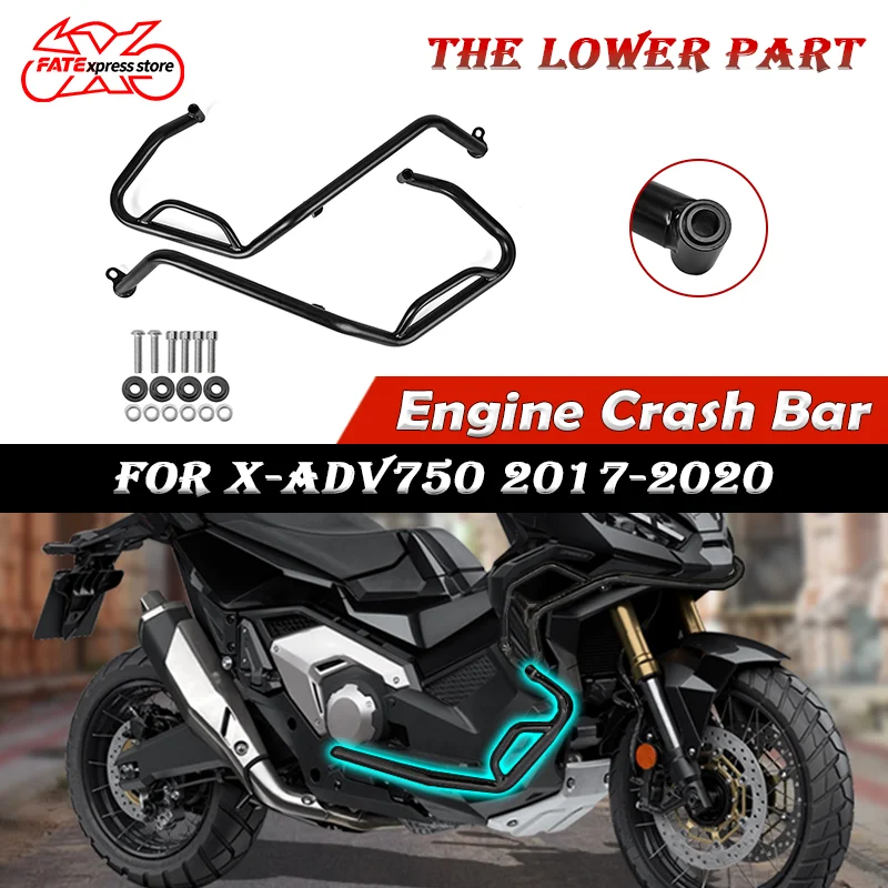 

X-ADV750 Lower Engine Crash Bar Guard Stung Cage For Honda XADV750 X-ADV XADV 750 Highway Bumper Motorcycle Accessorie 2017-2020