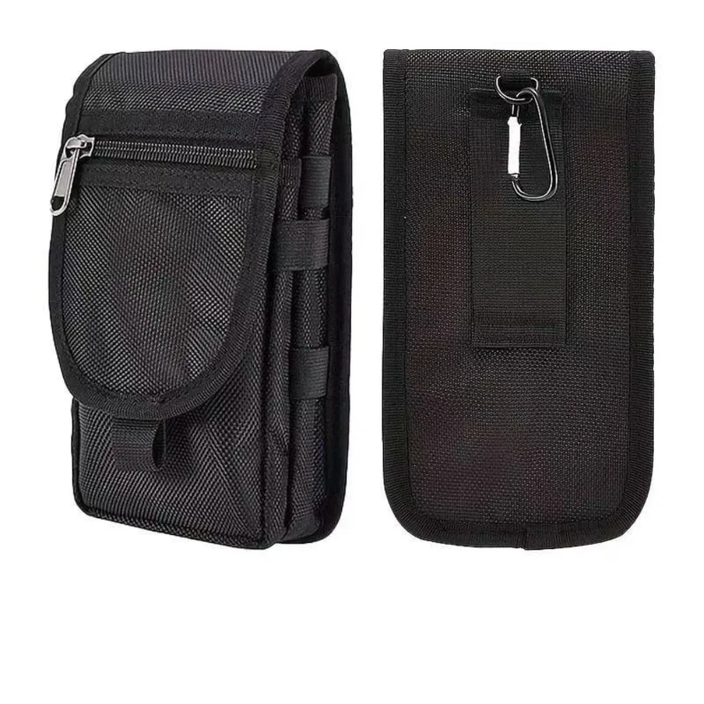 Multi-Functional Mobile Phone Bag 6.3 Inch Oxford Fabric Pocket Cell Phone Belt Pouch Case Men's Outdoor Bag for Iphone 16 15