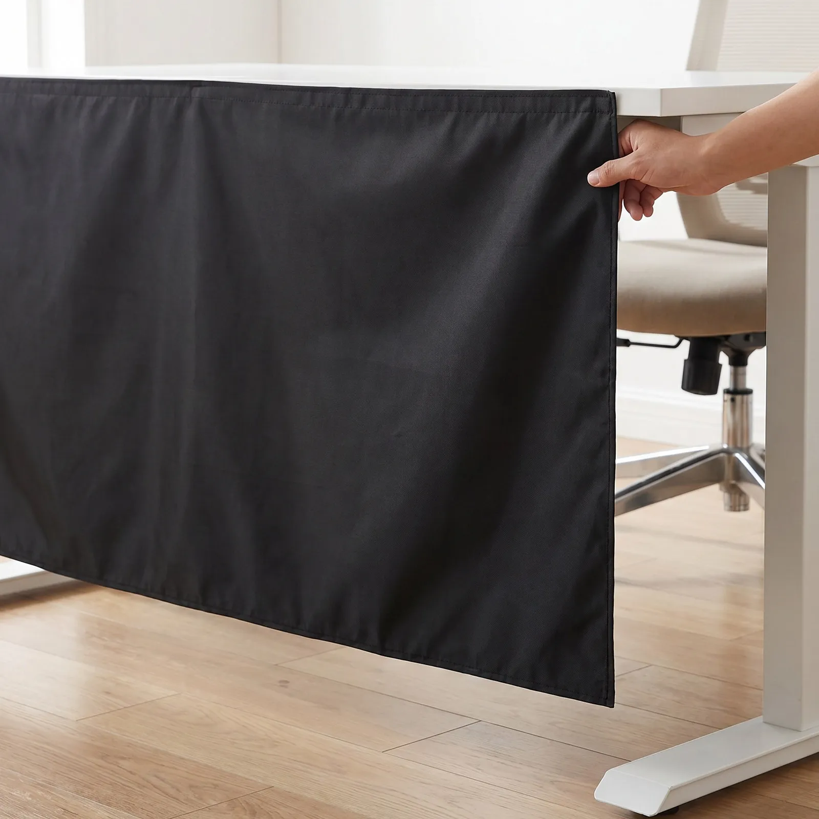 48x28 Self Adhesive Under Desk Privacy Panel Cable Concealment Office Desk Cable Organizer Cover Table Privacy Panel