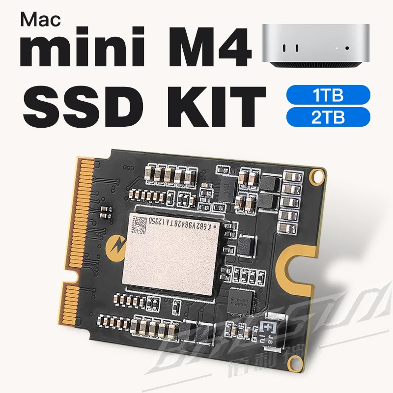 Mac MINI M4 128G upgrade hard drive 1T/2T storage space expansion