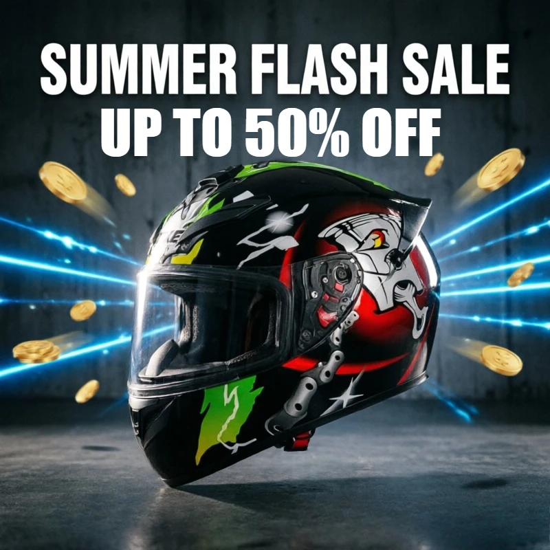 

QIKE Four-season Universal for Men and Women, Stylish Vehicle Safety with Bluetooth, Full-face Motorcycle Riding Helmet