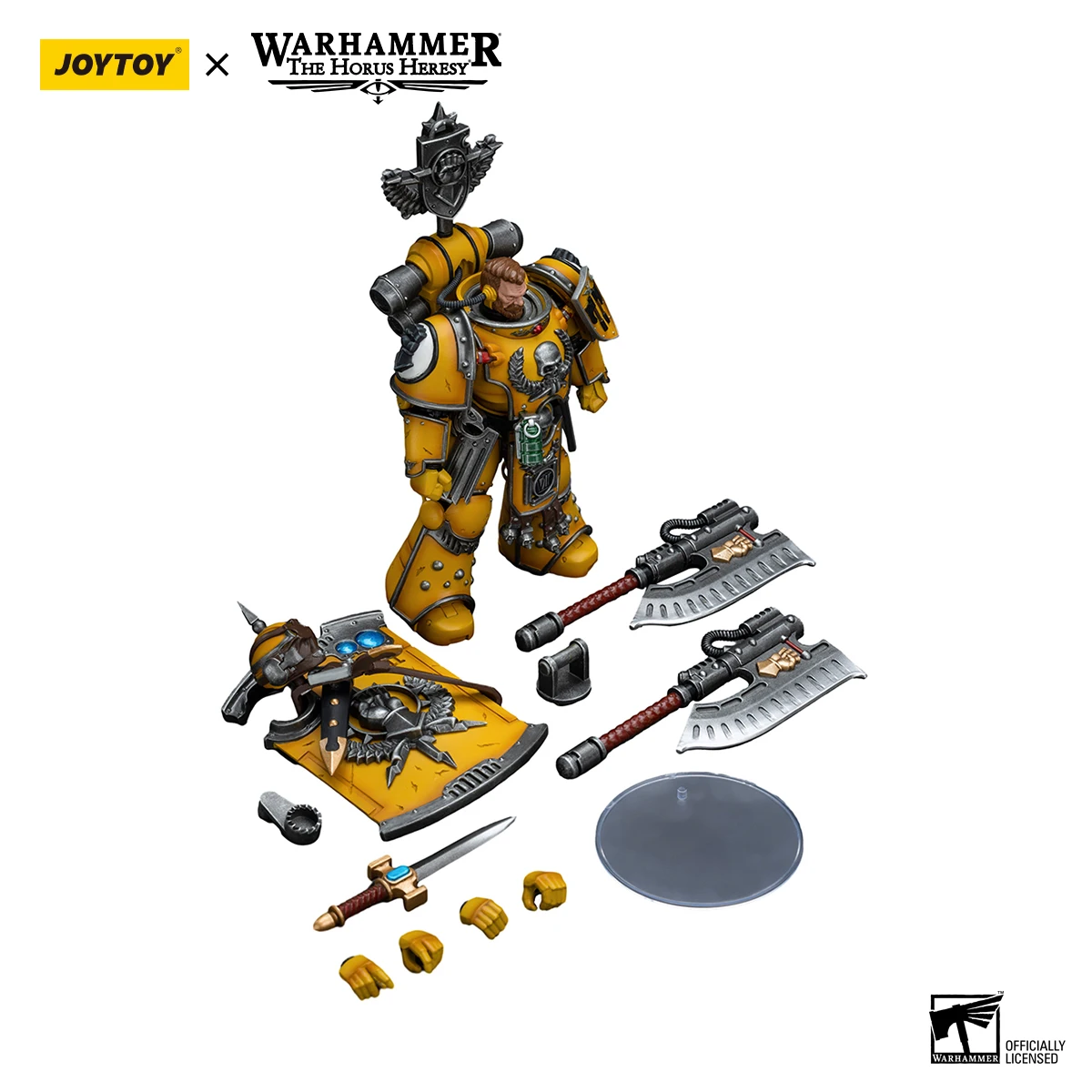 JOYTOY Warhammer 30K 1/18 Figurka Imperial Fists Fafnir Rann Anime Model Militarny