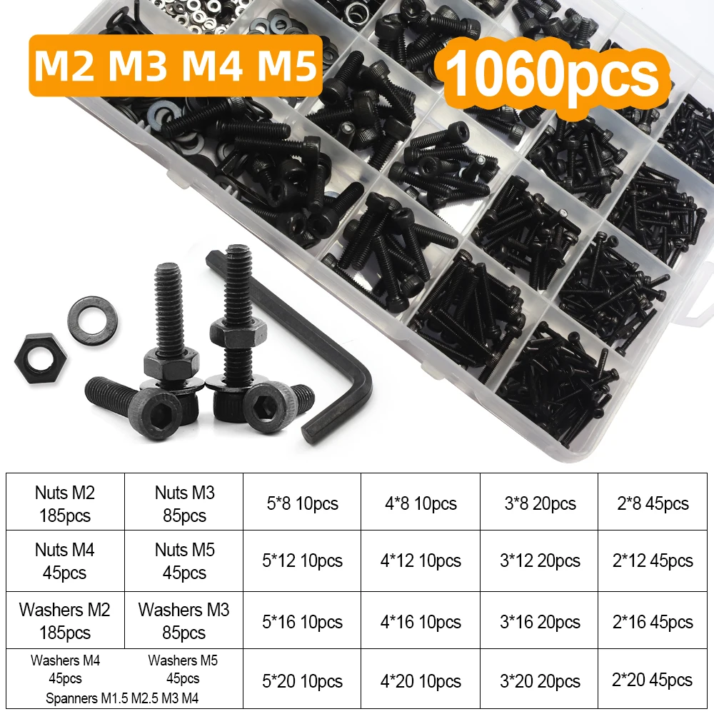 M2 M3 M4 M5 1060pcs