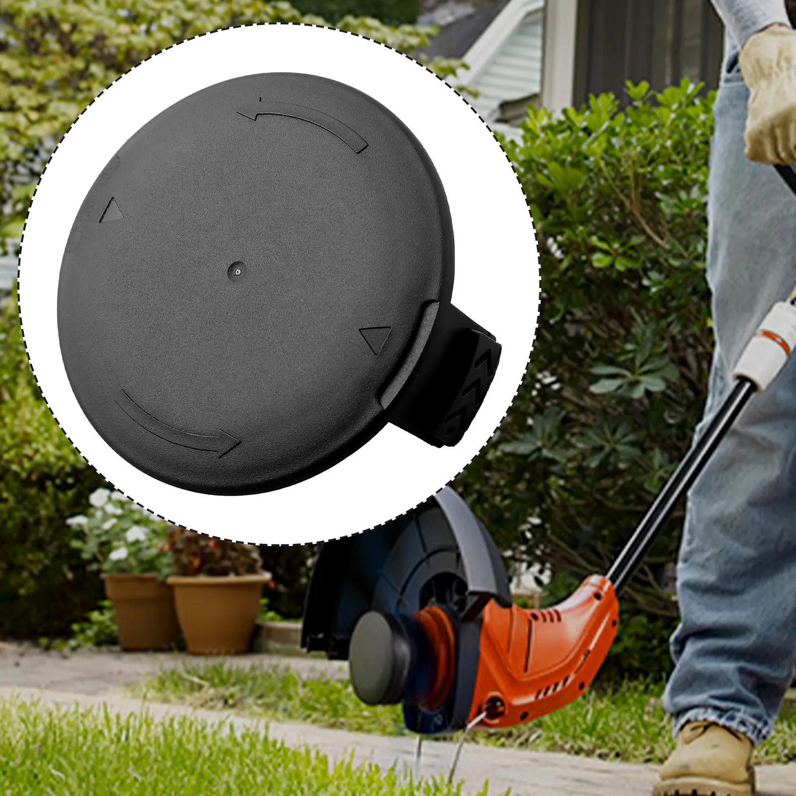 For Homelite Electric Trimmer Spool Cap Cover for Models AC41HCA UT41112 UT41121 UT41120 UT41113 UT41122 UT41112B #6