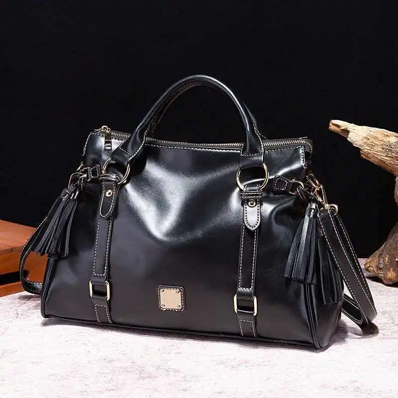 Bolso de mano Retro de cuero s - Leatherwork Designs reseña y precio
