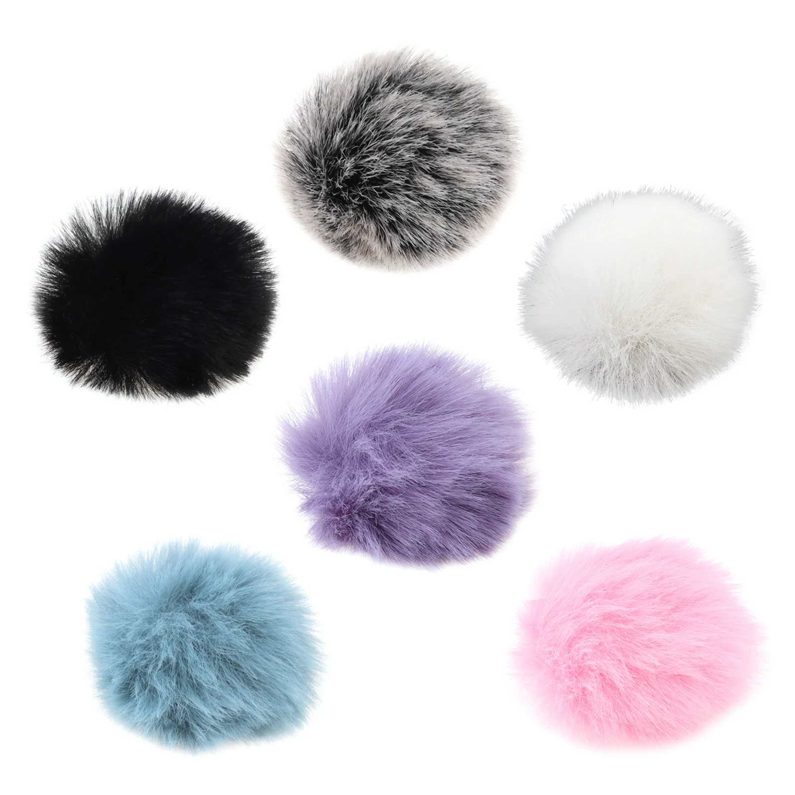 Lavalier lapela microfone vento muff vento muff pára-brisas peludo ao ar livre