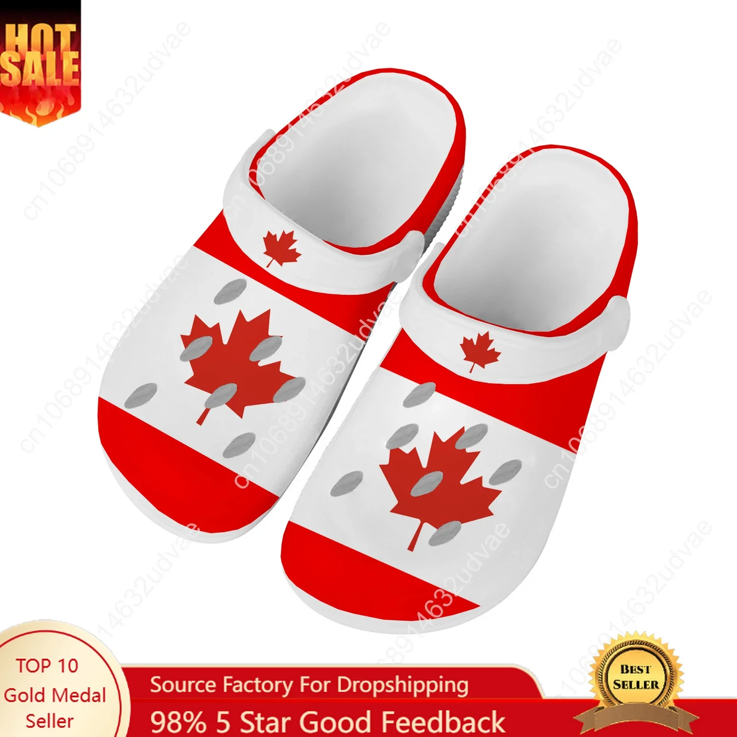 

Commonwealth Of Dominica Water Shoes Men Women Comfortable Home Garden Clogs Customizd Sandals Beach Breathable Hole Slippers