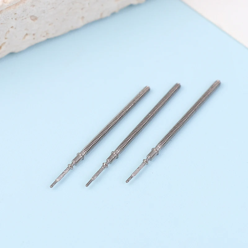 6 قطعة أجزاء التاج الصلب تاج ساعة الصلب الجذعية ل VK63 VK64 VK67 VK68 VK61 حركة الكوارتز الجذعية مقبض عالمي الجذعية #4