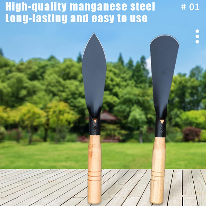 Multifunctional Garden Tool Shovel Dig Wild Vegetables Drive Sea Plant Flowers Shovel Soil Thickening Iron Hoe Weeding Shovel