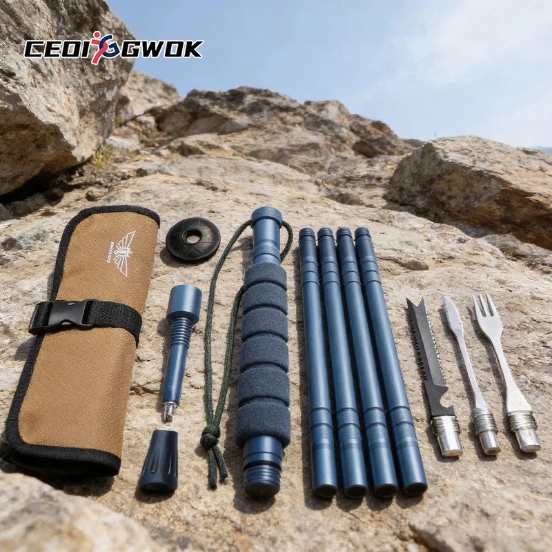 

CEOI GWOK Регулируемые легкие треккинговые палки Прочные алюминиевые трости для походов на открытом воздухе Кемпинг Новый выпуск
