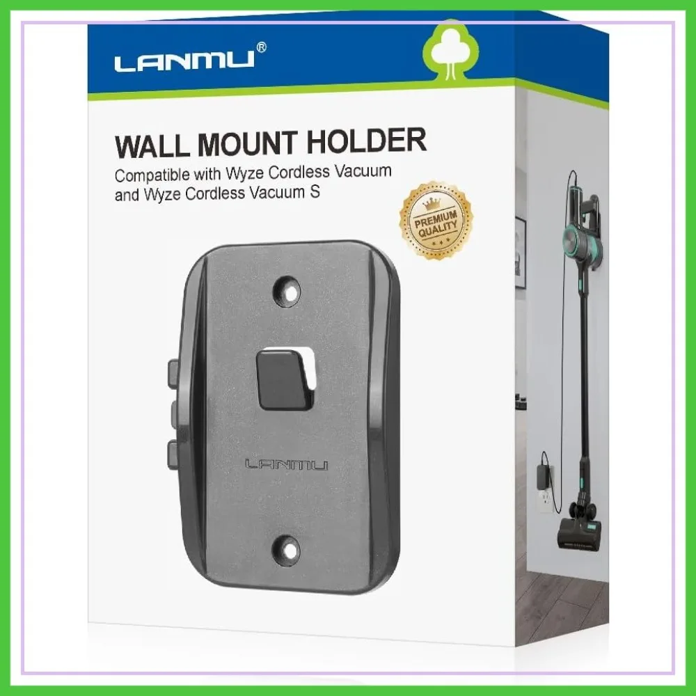 

Wall Mount Holder for Cordless Vacuum with Charging Clip, Stick Vacuum Attachments for Home Garage