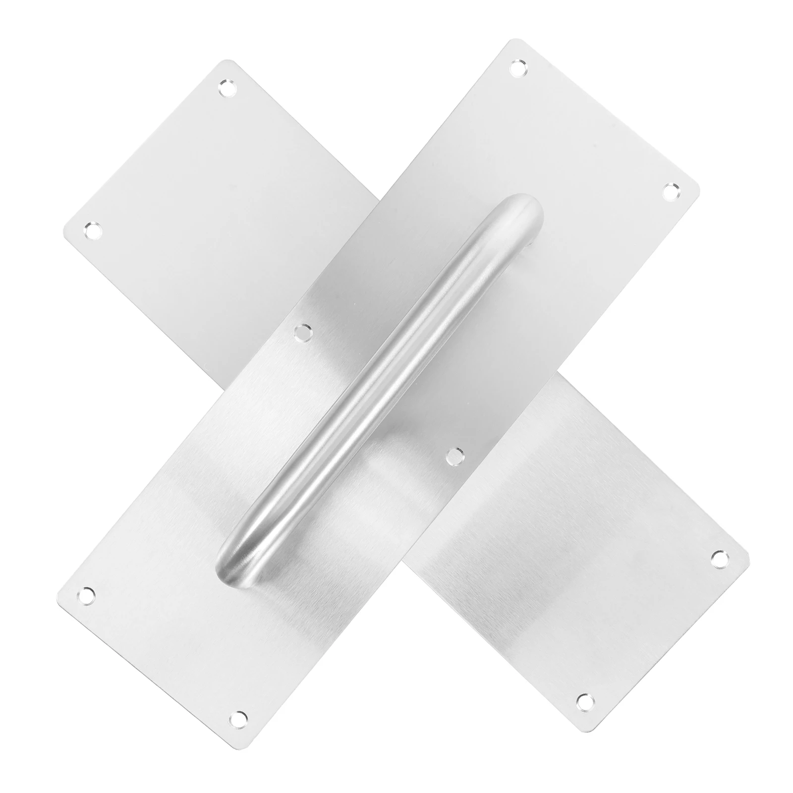 

2pcs Push Pull Plate Stainless Steel Door H Heavy Duty Silver Garage Decorative Hardware Sliding Barn Fire Door
