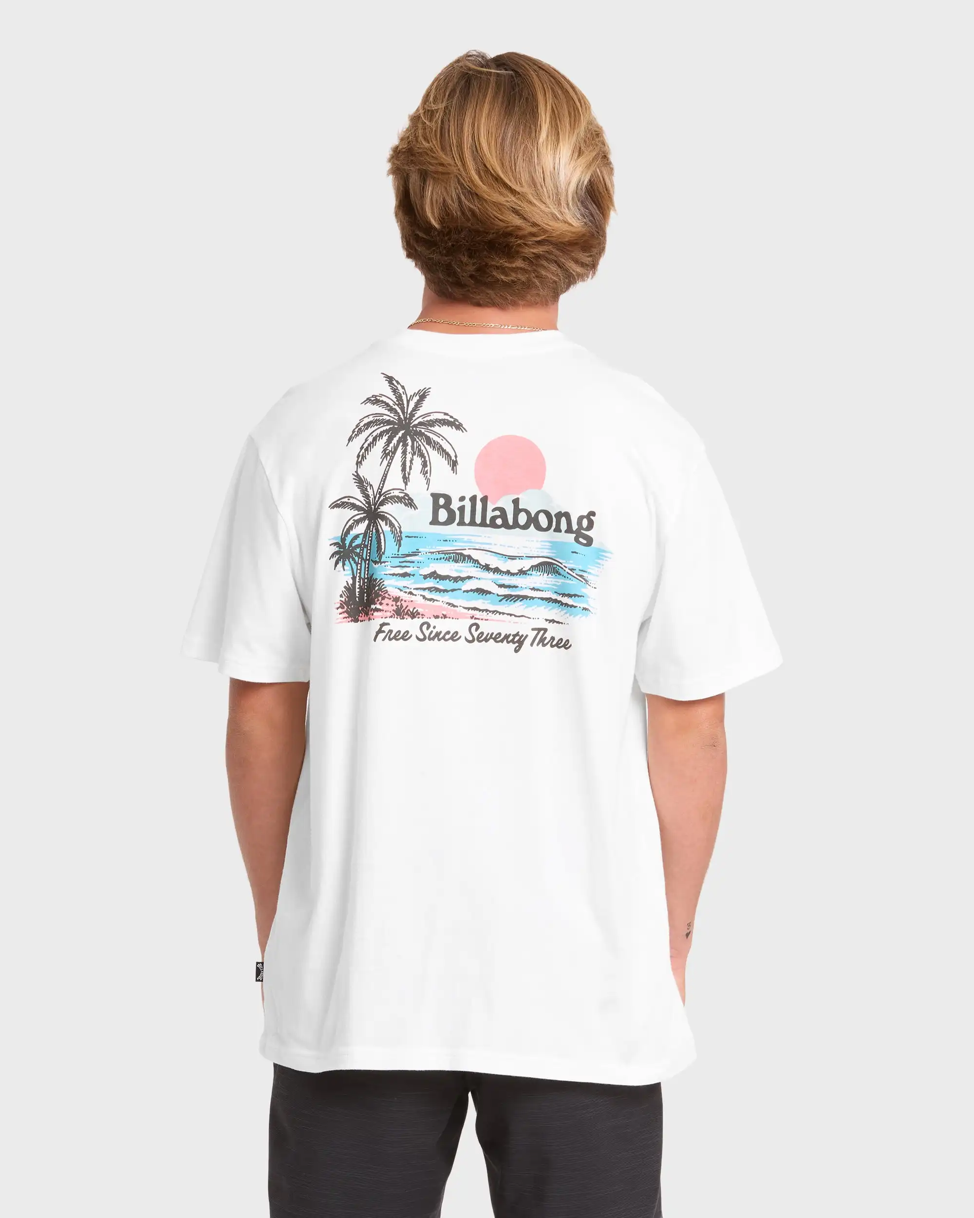 Billabong Lounge Premium Tee Best-seller T-shirt 100% Cotton Tee Casual Sports Breathable Short Sleeve